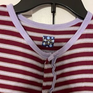 KicKee Pants size 6 girls footed pajamas